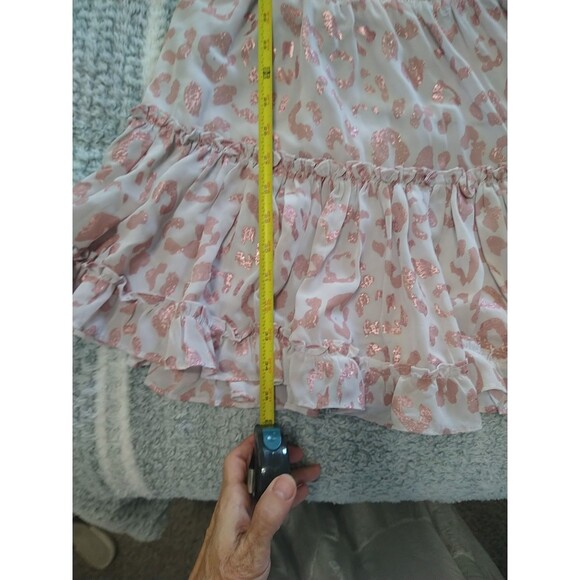 Buddy Love Flared Sleeve Mini Leopard Dress Small Boho Cottage Core Feminine Y2K - Picture 7 of 10